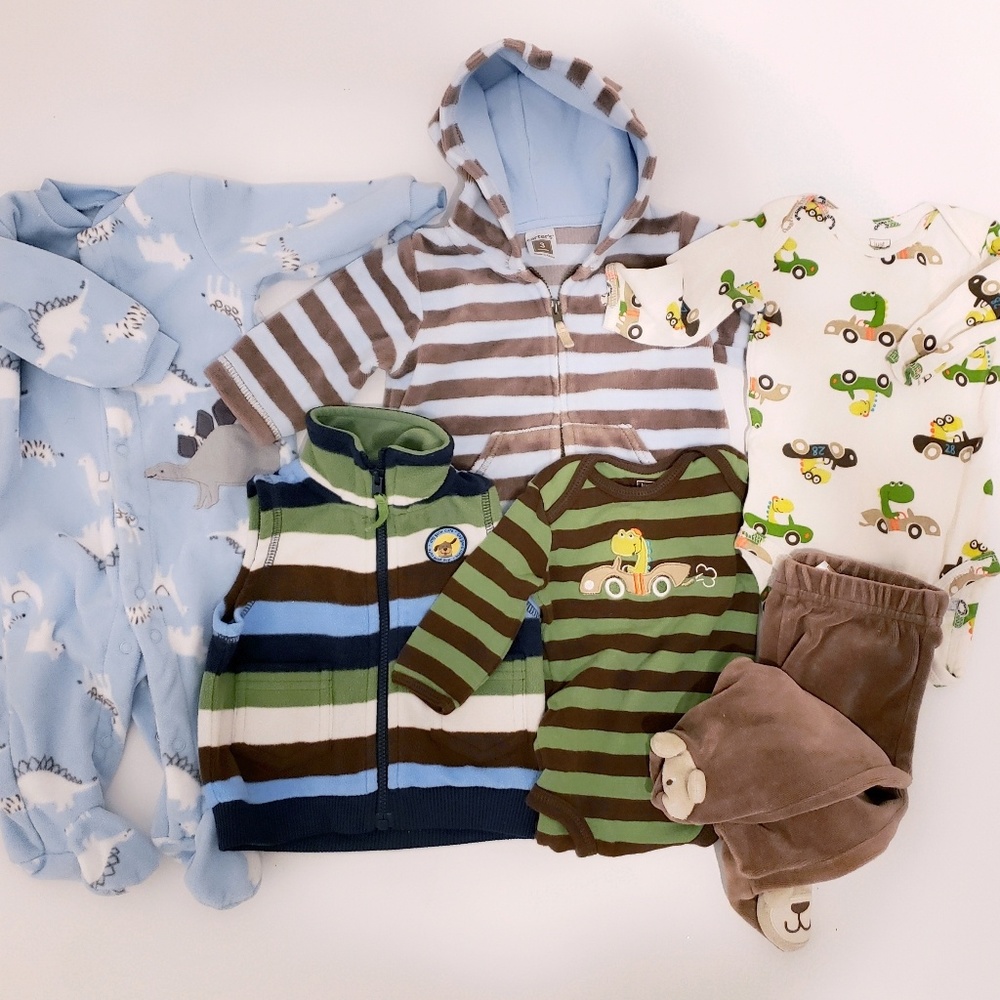 Carters 6 Piece Fleece Bundle